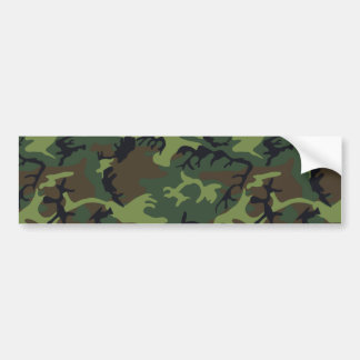 Army Camo Bumper Sticker