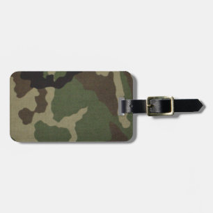 Army Camo Luggage Tag