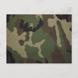Army Camo Postcard