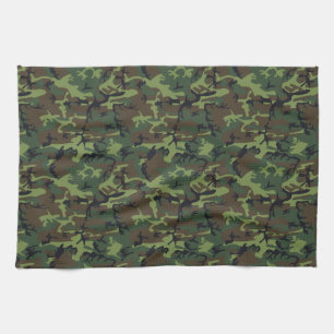 Army Camo Tea Towel