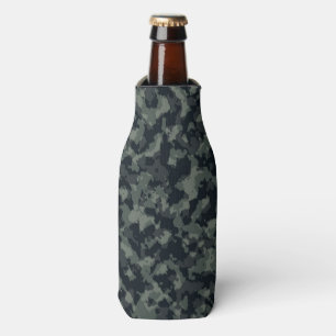 Army Camouflage Camo Design Bottle Cooler