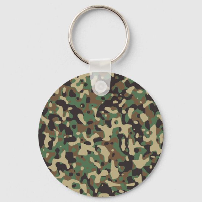 Army camouflage key ring (Front)