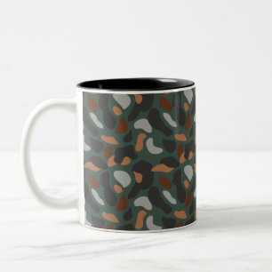 Army Camouflage Two-Tone Coffee Mug