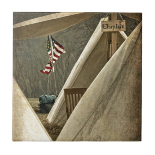 Army Chaplain Ceramic Tile