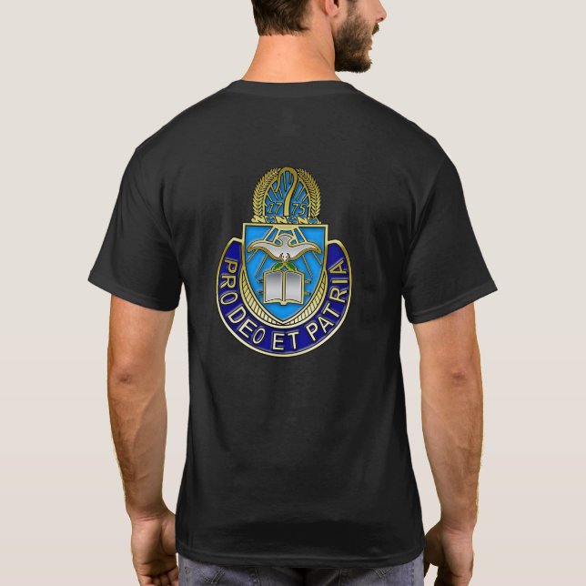 Army Chaplain Corp PT Shirt - Metallic (Back)