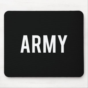 Army - Cool New Us American Vet Funny Gift Tee Mouse Pad