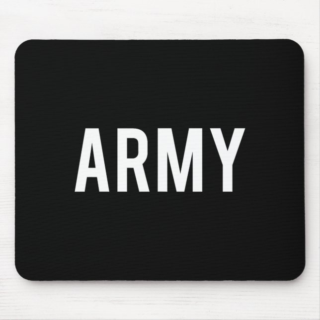 Army - Cool New Us American Vet Funny Gift Tee  Mouse Pad (Front)