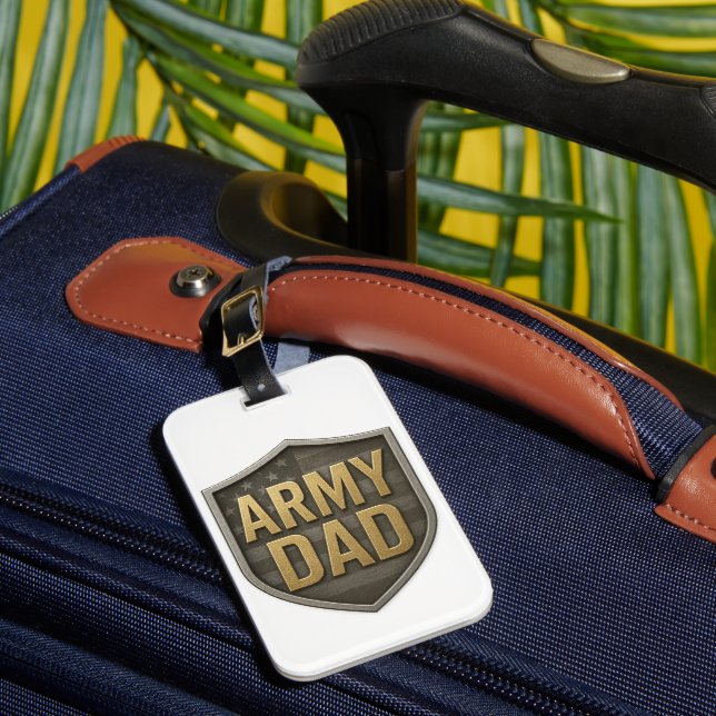 Army DAD Luggage Tag (Front Insitu 1)
