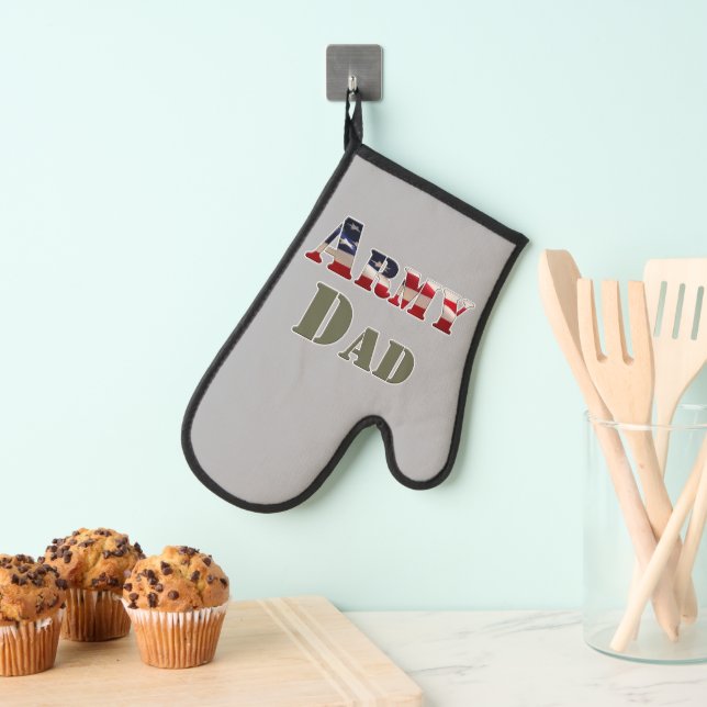 ARMY DAD  OVEN MITT (Insitu(Hanging))