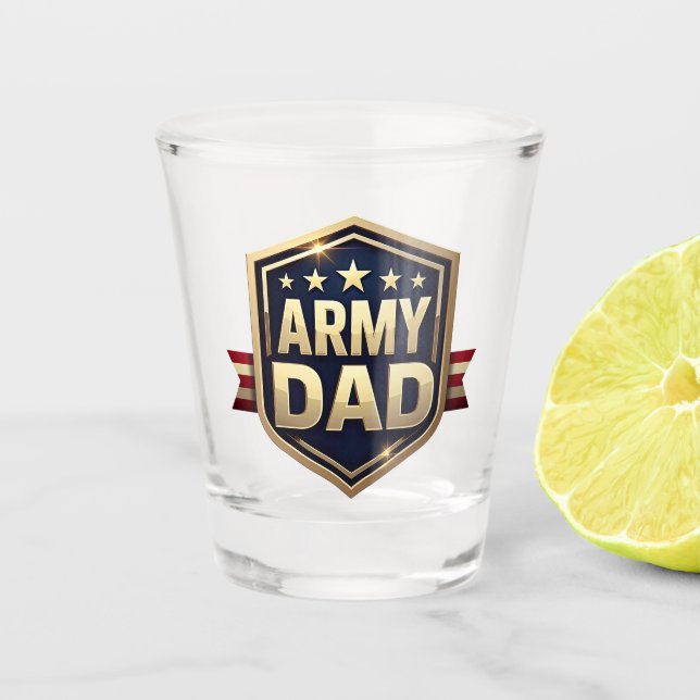 Army Dad Shot Glass (Front)