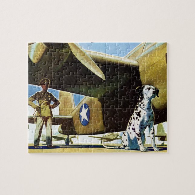 Army Dog Jigsaw Puzzle (Horizontal)