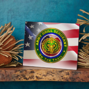 Army Drill Sergeant Plaque