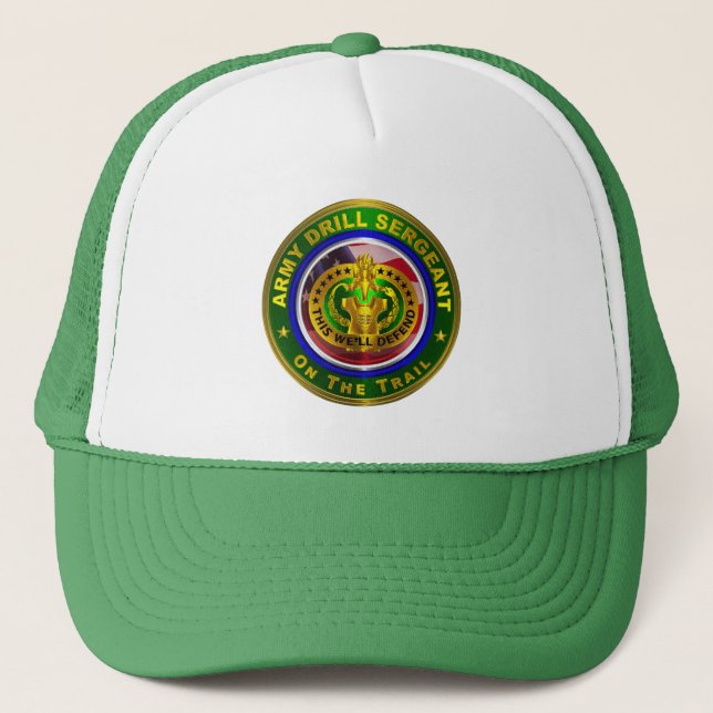 Army Drill Sergeant  Trucker Hat (Front)