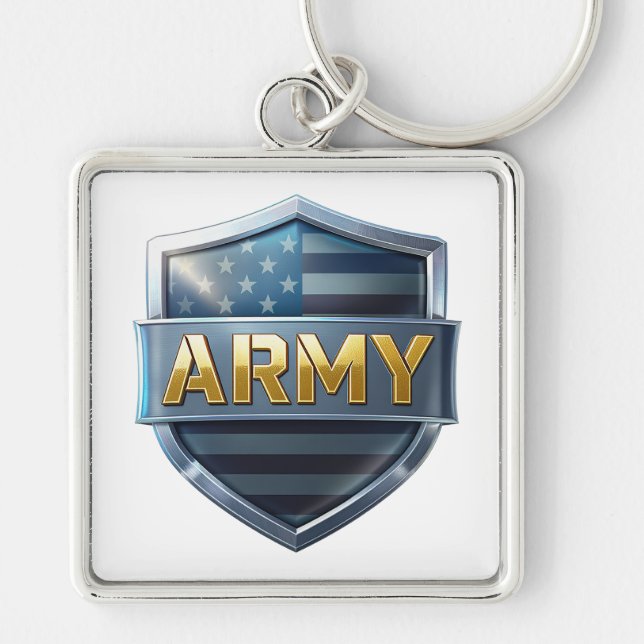 ARMY Emblem Design Key Ring (Front)