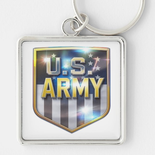ARMY Emblem Design Key Ring (Front)