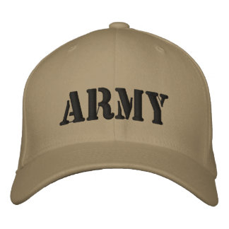 Army Embroidered Hat