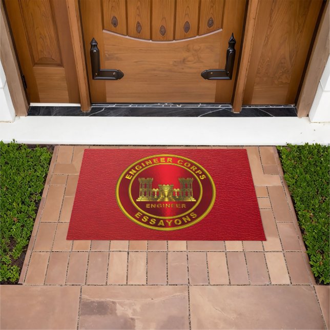 Army Engineer Corps  Doormat (Outdoor)