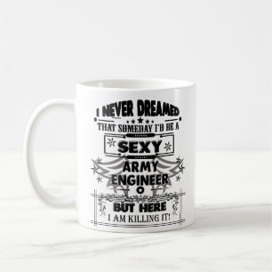 Army Engineer Mug Funny Gift Coffee Cup for Mum Da