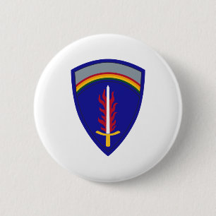 Army Europe USAREUR 6 Cm Round Badge