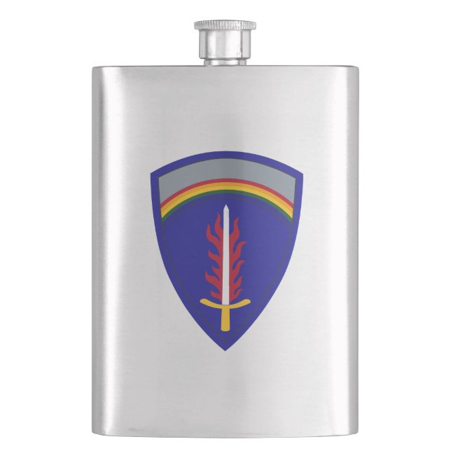 Army Europe USAREUR Hip Flask (Front)