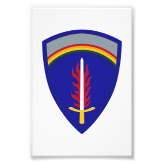 Army Europe USAREUR Insignia Photo Print