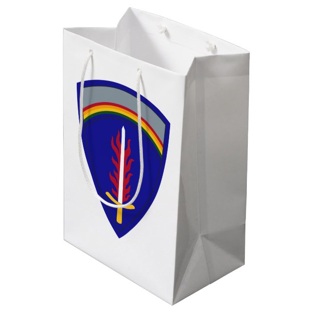 Army Europe USAREUR Medium Gift Bag (Back Angled)