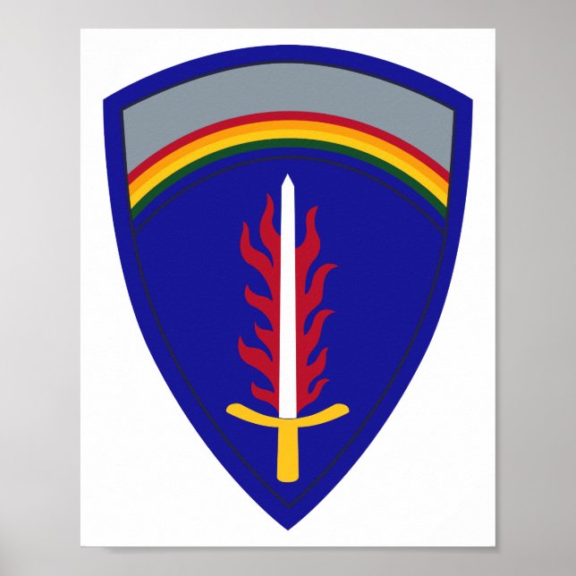 Army Europe USAREUR Poster (Front)