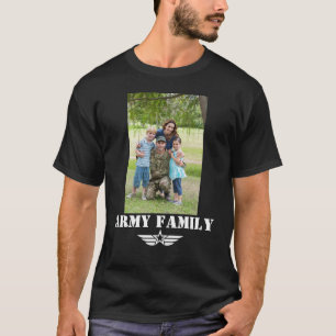 Army Family with Photo T-Shirt