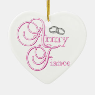 Army Fiancee Ornament
