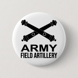Army Field Artillery Branch Us Usa 1 6 Cm Round Badge