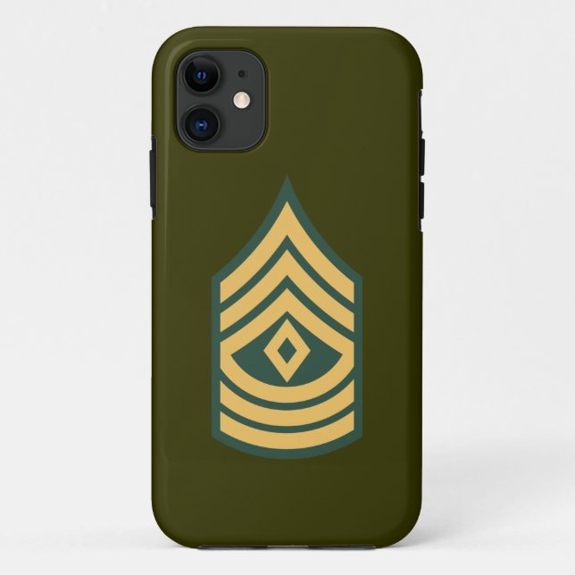 Army First Sergeant Case-Mate iPhone Case (Back)