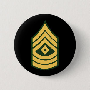 Army - First Sergeant E-8 (1SG) 6 Cm Round Badge
