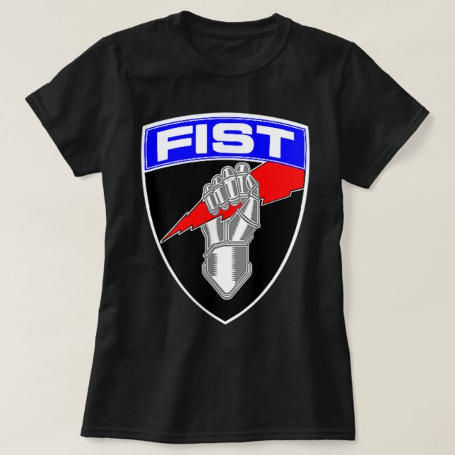 Army FIST Fire Support Team Forward Observer Artil T-Shirt (Design Front)