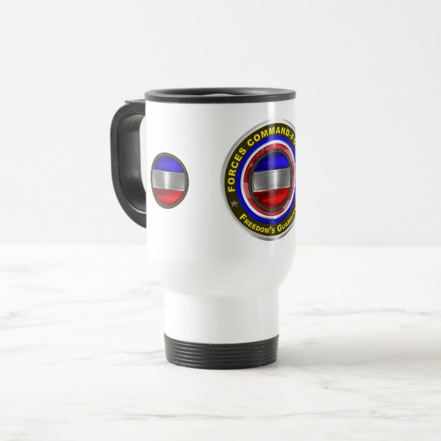 Army Forces Command FORSCOM   Travel Mug (Front Left)