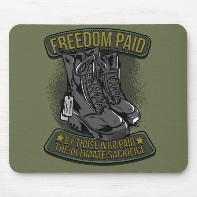 Army Freedom Mouse Pad (Front)