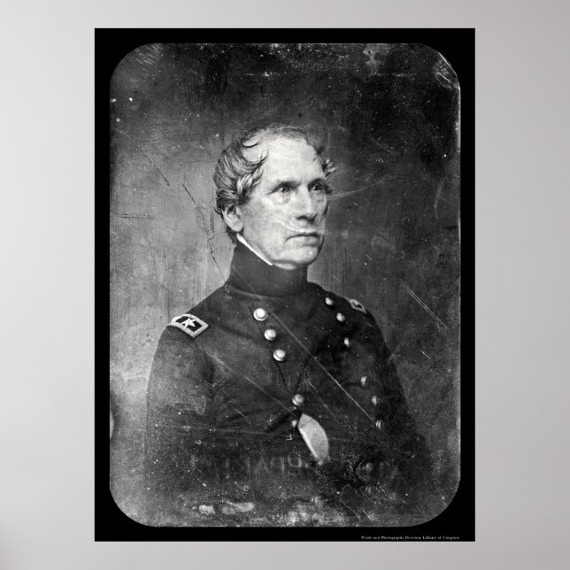 Army General John Wool Daguerreotype 1844 Poster (Front)