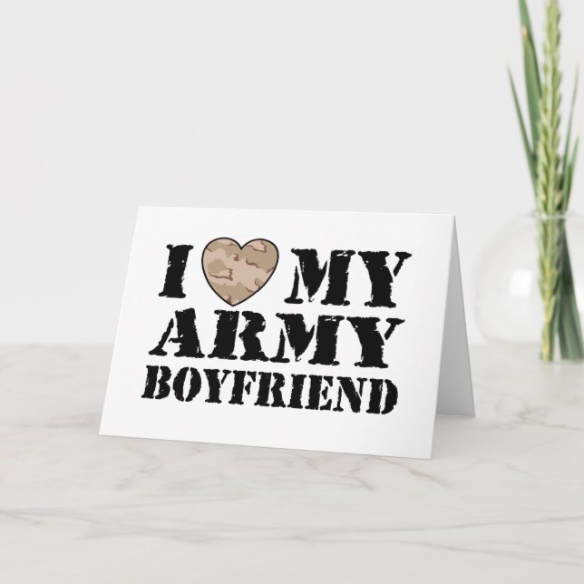 Army Girlfriend Card (Front)