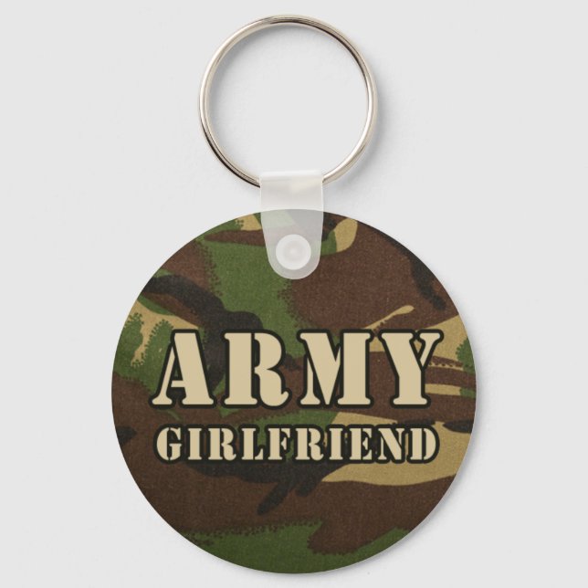 Army Girlfriend Key Ring (Front)
