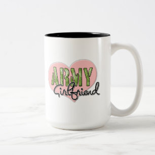 Army Girlfriend Two-Tone Coffee Mug