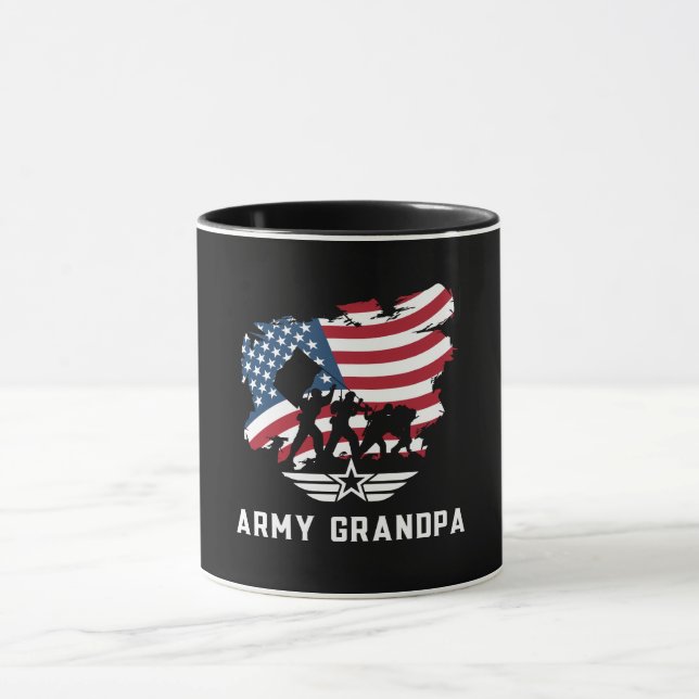 Army Grandpa Mug (Center)