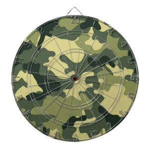 Army Green Camo Dartboard