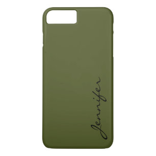 Army green colour background iPhone 8 plus/7 plus case