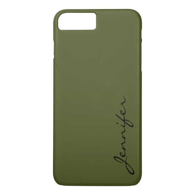 Army green colour background Case-Mate iPhone case (Back)