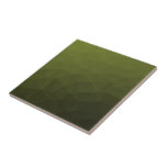 Army green olive gradient geometric mesh pattern ceramic tile<br><div class="desc">Army green gradient geometric mesh pattern triangles ombre. Army green dark olive hue for soldier gear,  camo. It mimics natural military landscapes,  toughness,  endurance,  resilience. Earthy undertones connect to nature,  grounding. Symbolises military legacy,  outdoor utility.</div>