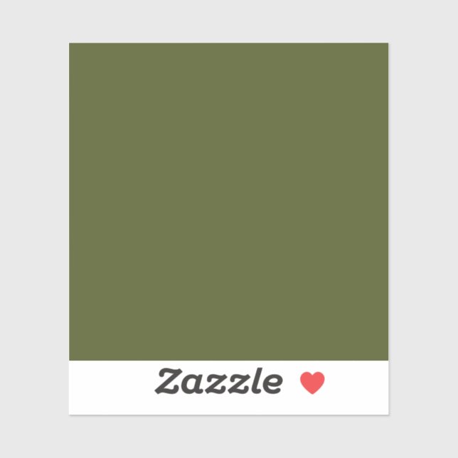Army Green Solid Colour (Sheet)
