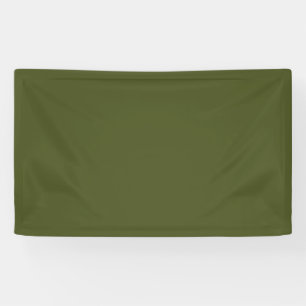 Army green (solid colour)  banner