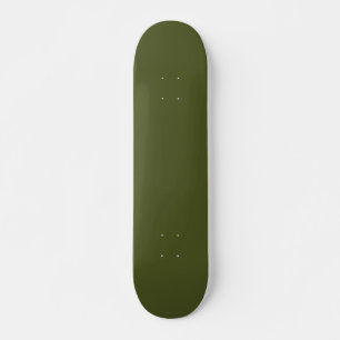 Army Green Solid Colour Skateboard
