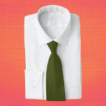 Army Green Solid Colour Tie<br><div class="desc">Army Green Solid Colour</div>