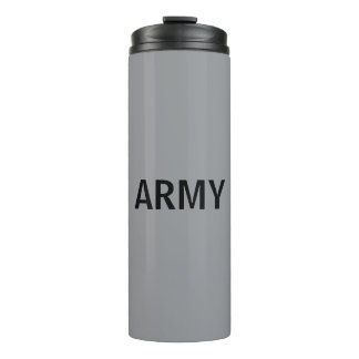 Army grey thermal tumbler
