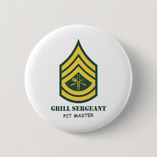 Army Grill Sergeant 6 Cm Round Badge